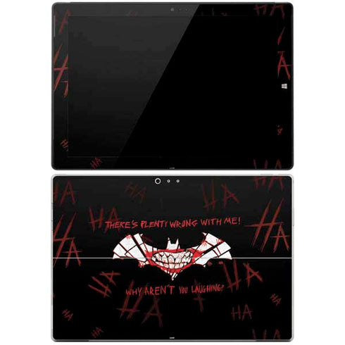 DC Comics The Joker Plenty Wrong With Me Surface Pro 3 Skin